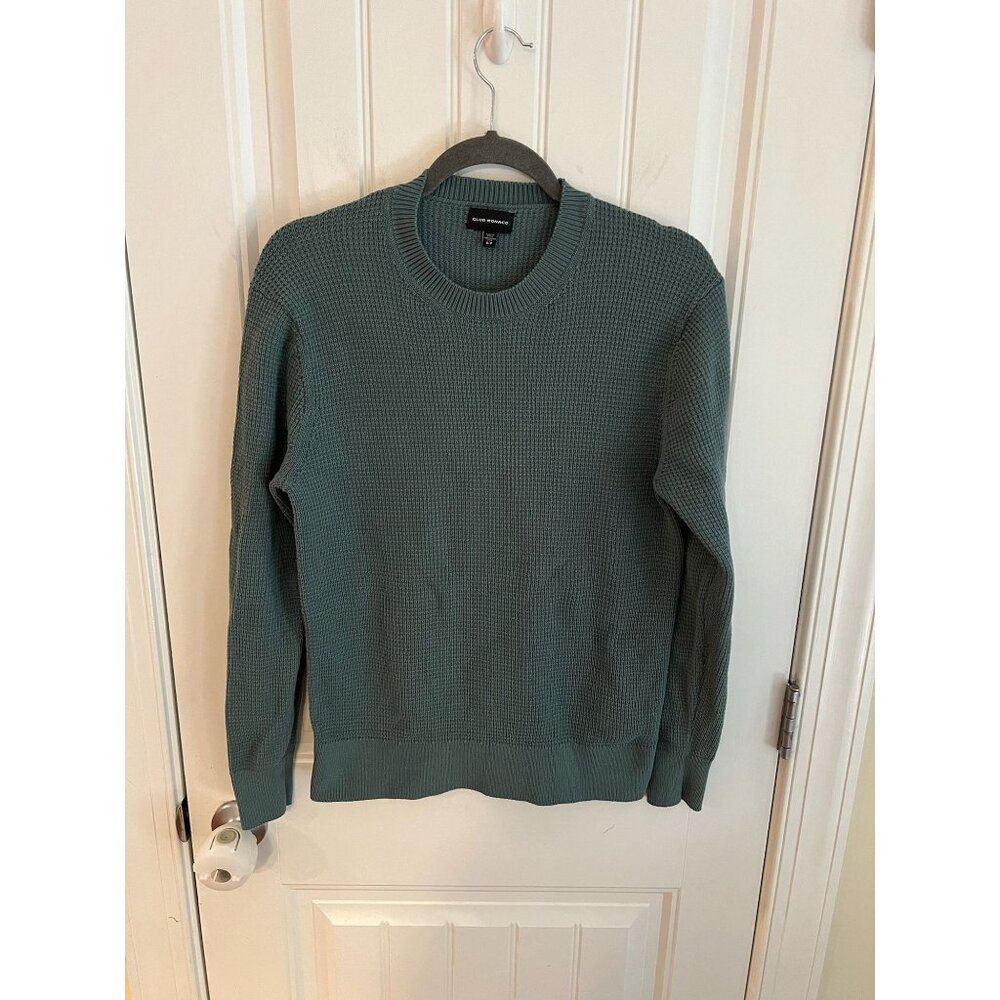 Club‎ Monaco Men's Crew Neck Waffle Knit Sweater Size Small